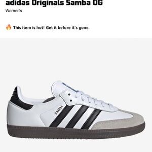 adidas Originals Samba OG White Black Sneakers